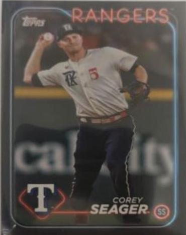 Corey Seager [Black] (2024 Topps)