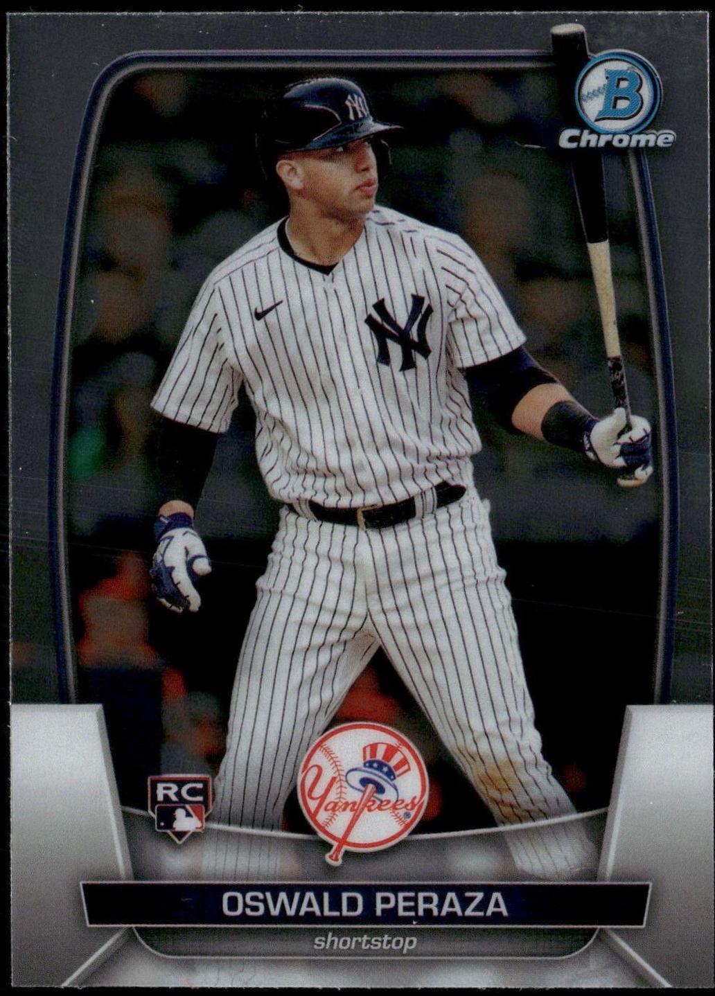 Oswald Peraza #44 Baseball Cards 2023 Bowman Chrome