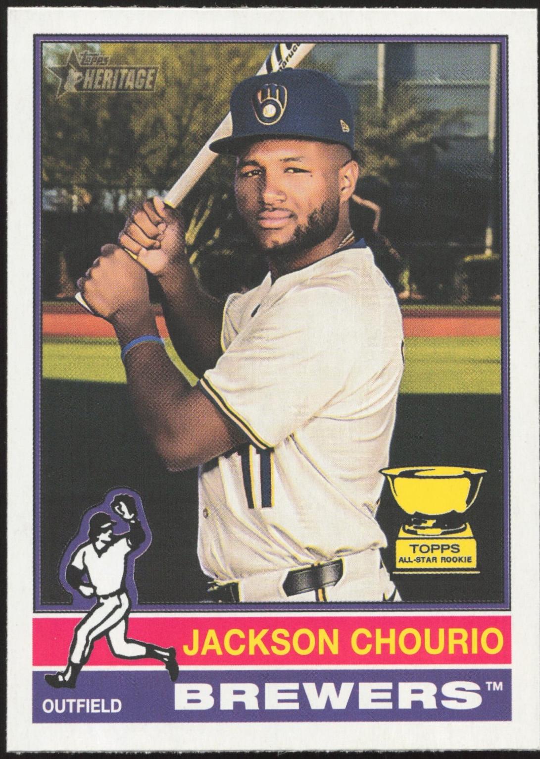 Jackson Chourio #106 Baseball Cards 2025 Topps Heritage