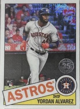Yordan Alvarez #CPC-1 Baseball Cards 2020 Topps Update Silver Pack 1985 Chrome Promo