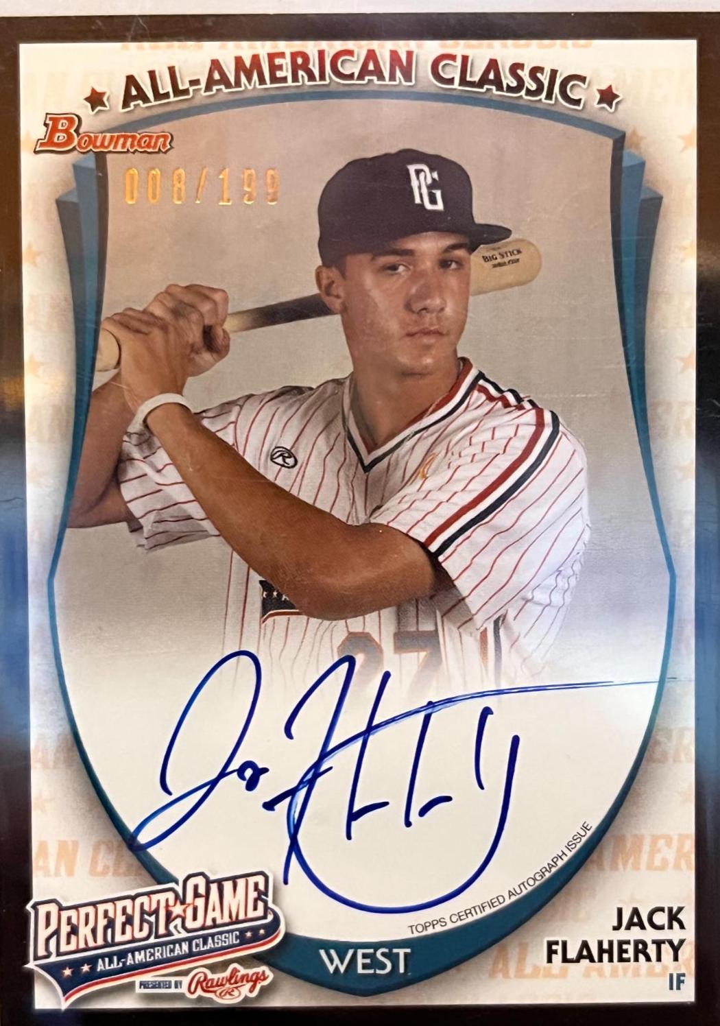 Jack Flaherty #PG-JF Baseball Cards 2013 Bowman Perfect Game All American Classic