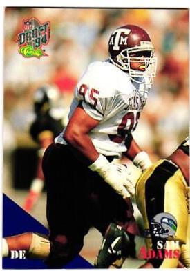 Sam Adams #6 Football Cards 1994 Classic
