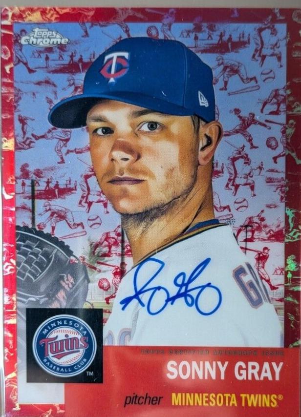Sonny Gray [Toile Cream Red Refractor] #CPA-SG