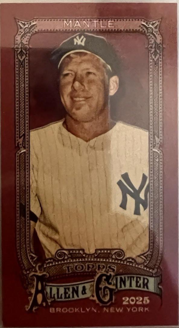 Mickey Mantle [Mini Red] #19