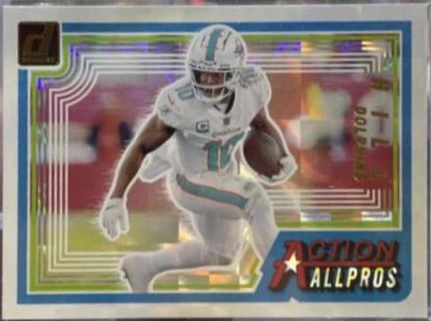 Tyreek Hill #AAP-5 Football Cards 2023 Panini Donruss Action All Pros