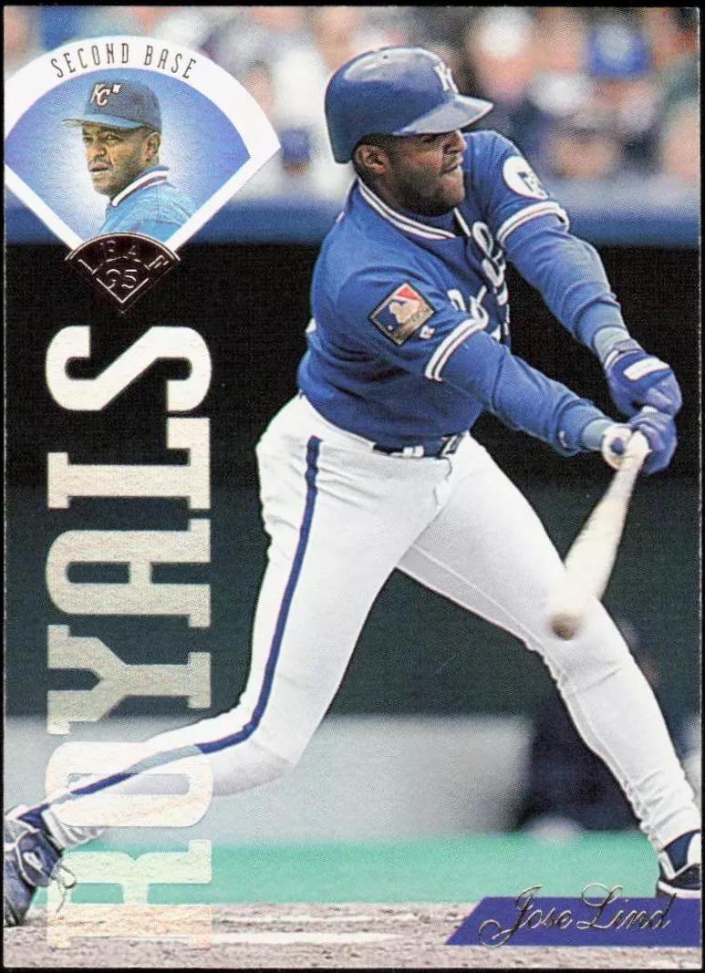Jose Lind #32 Baseball Cards 1995 Leaf