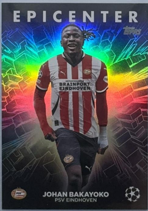 Johan Bakayoko #EC-6 Soccer Cards 2024 Topps UEFA Epicenter