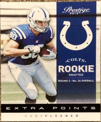 Coby Fleener [Extra Points Black] #264