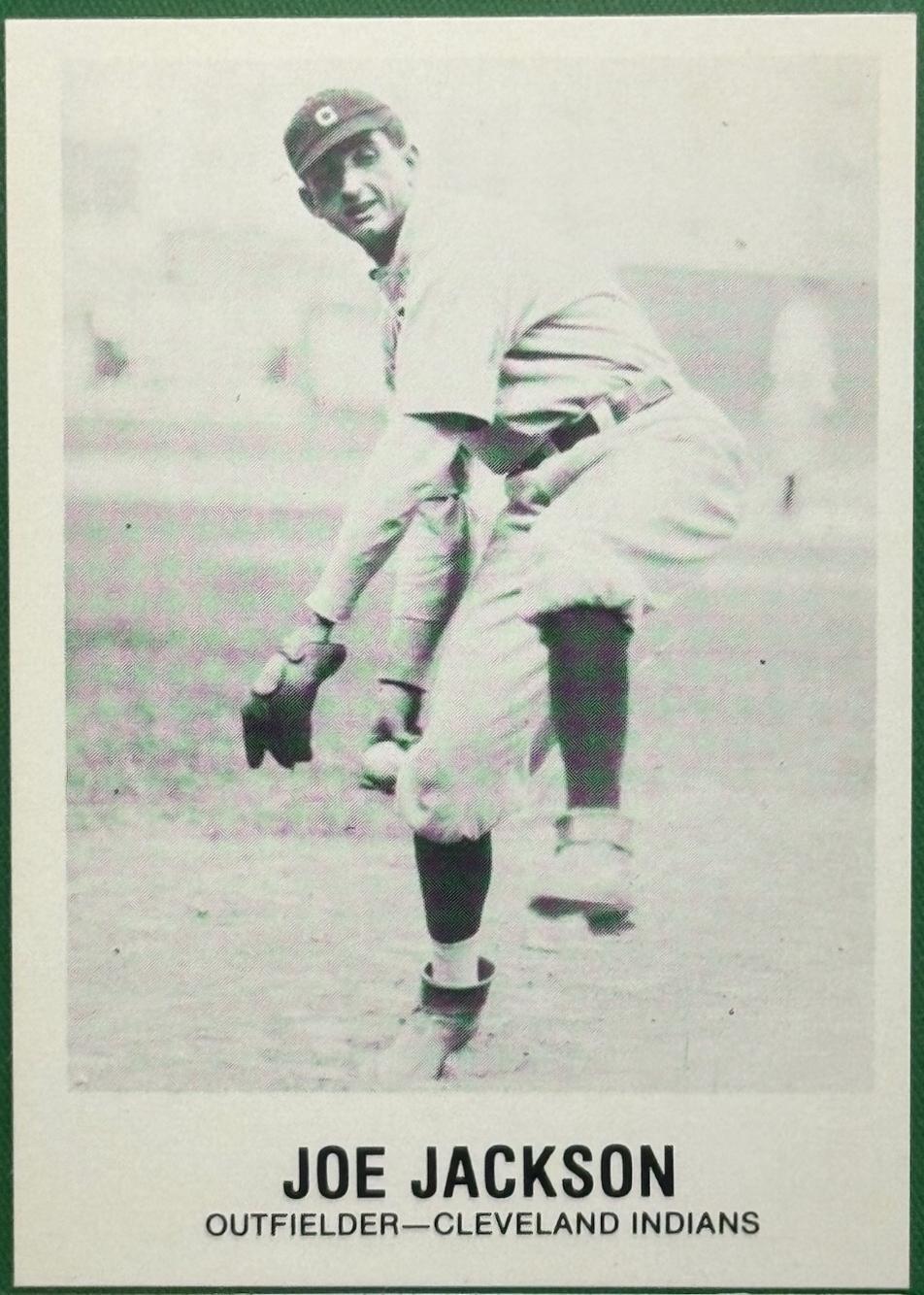 JOE JACKSON #154 Baseball Cards 1981 TCMA Renata Galasso