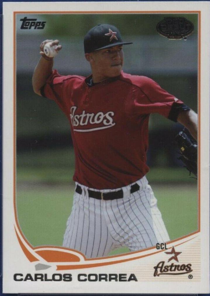 Carlos Correa [Red Jersey, Fielding] #4