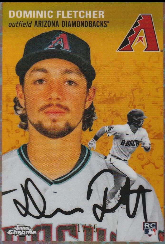 Dominic Fletcher [Cream Rose Gold Refractor] #106