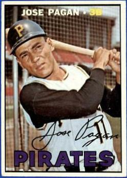 Jose Pagan #322 1967 Topps Baseball