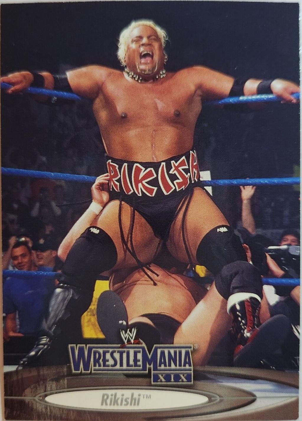 Rikishi #49 Wrestling Cards 2003 Fleer WWE WrestleMania XIX