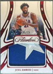 Joel Embiid [Ruby] #4 Basketball Cards 2023 Panini Flawless Patch Prices