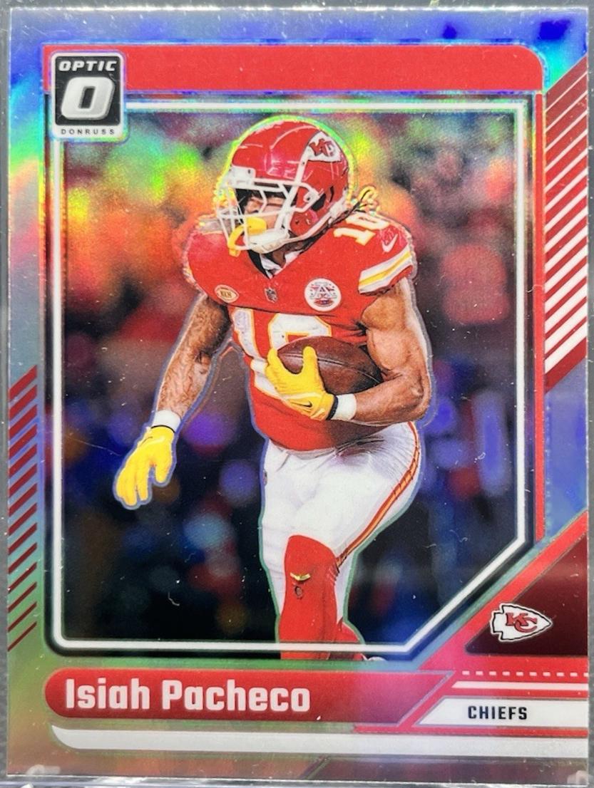 Isiah Pacheco #95 Football Cards 2024 Panini Donruss Optic