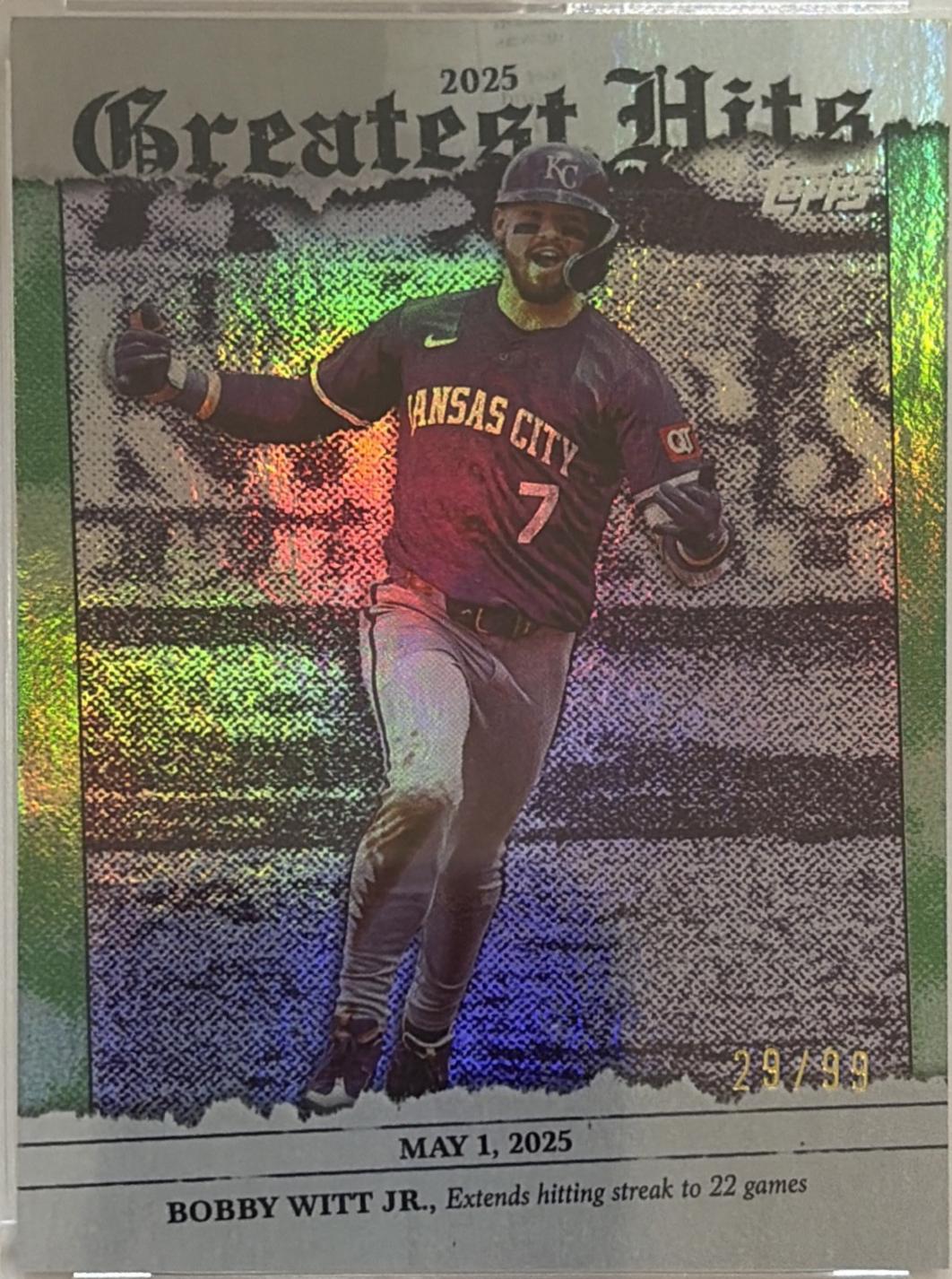 Bobby Witt Jr. [Green Foil] #GH-18