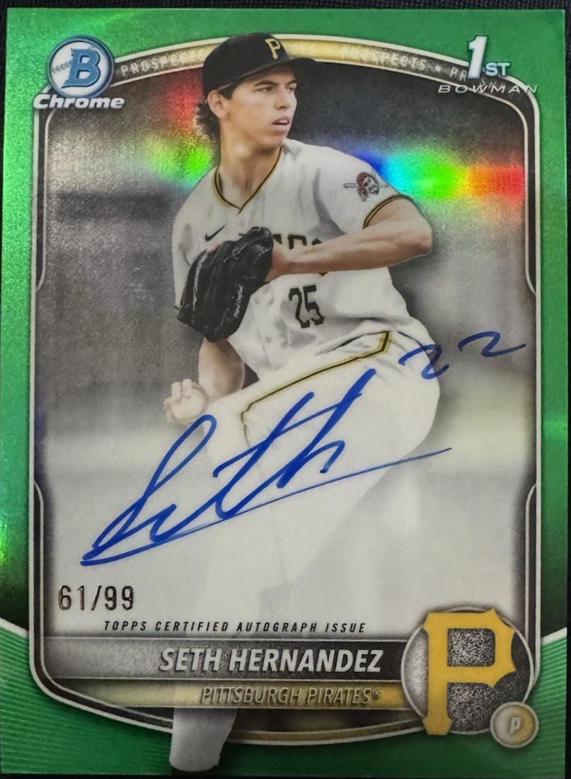 Seth Hernandez [Green Refractor] #CPA-SH