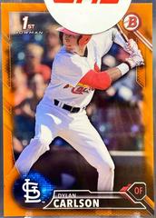 Dylan Carlson [Orange] #BD-3 Baseball Cards 2016 Bowman Draft Prices