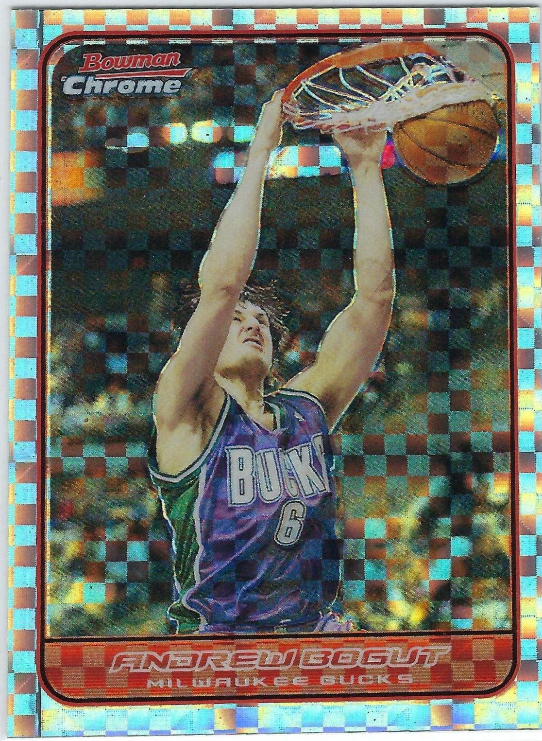 Andrew Bogut Xfractor #65 Basketball Cards 2006 Bowman Chrome
