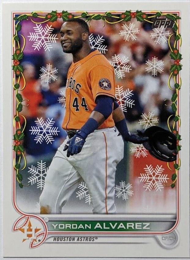 Yordan Alvarez #HW183 2022 Topps Holiday Baseball