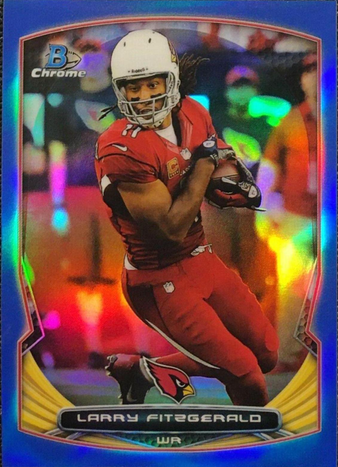 Larry Fitzgerald #88 2014 Bowman Chrome Football