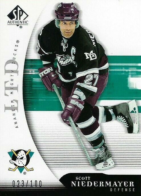 Scott Niedermayer #4 Hockey Cards 2005 SP Authentic