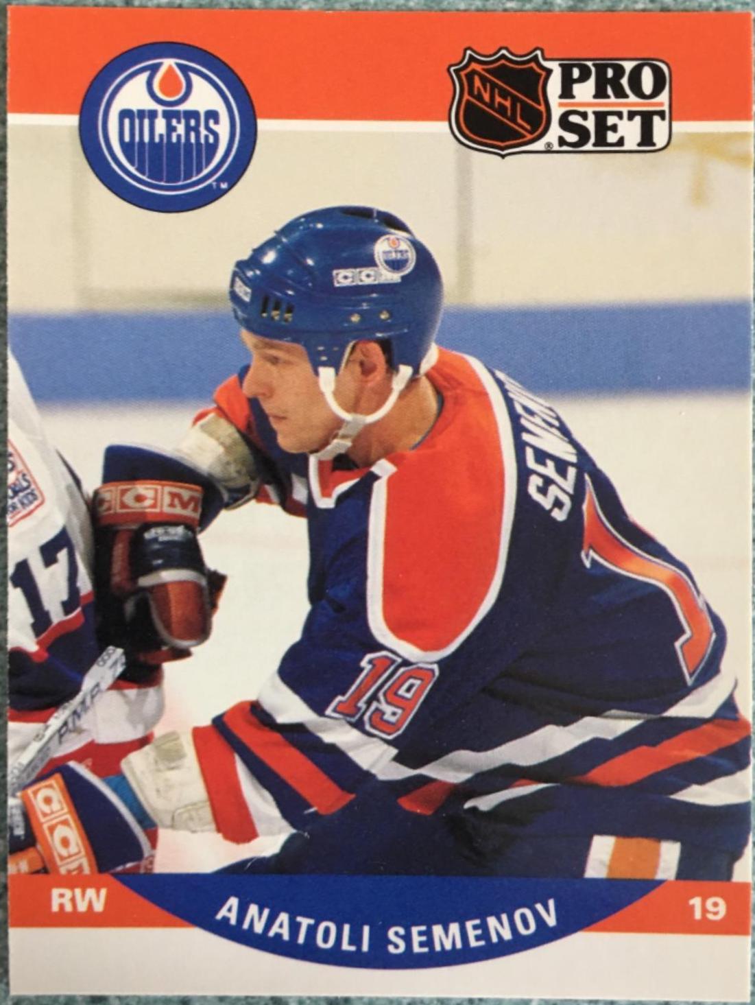 Anatoli Semenov #608 Hockey Cards 1990 Pro Set