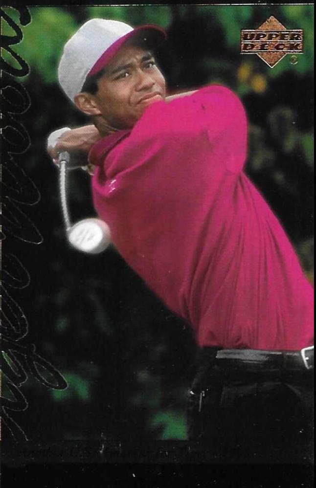 Tiger Woods #TT10 Golf Cards 2001 Upper Deck Tiger's Tales