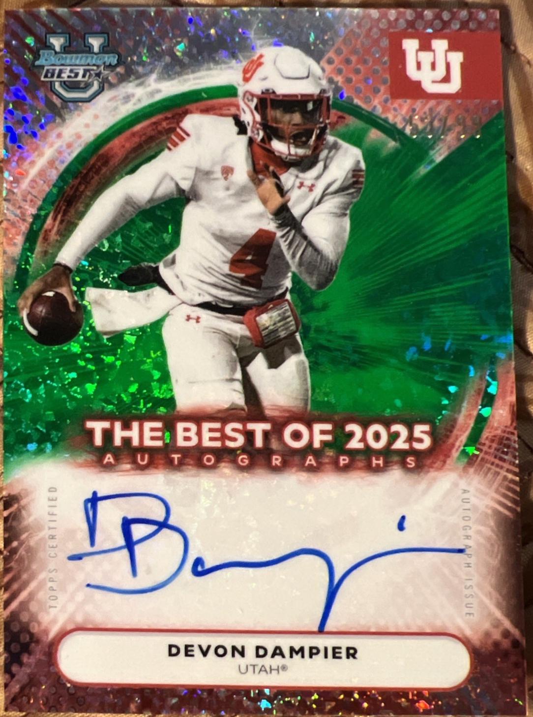 Devon Dampier [Green Mini-Diamond] #BOA-DD