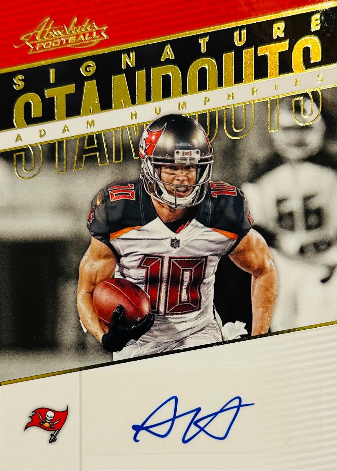 Adam Humphries #SS-AH Football Cards 2018 Panini Absolute Signature Standouts