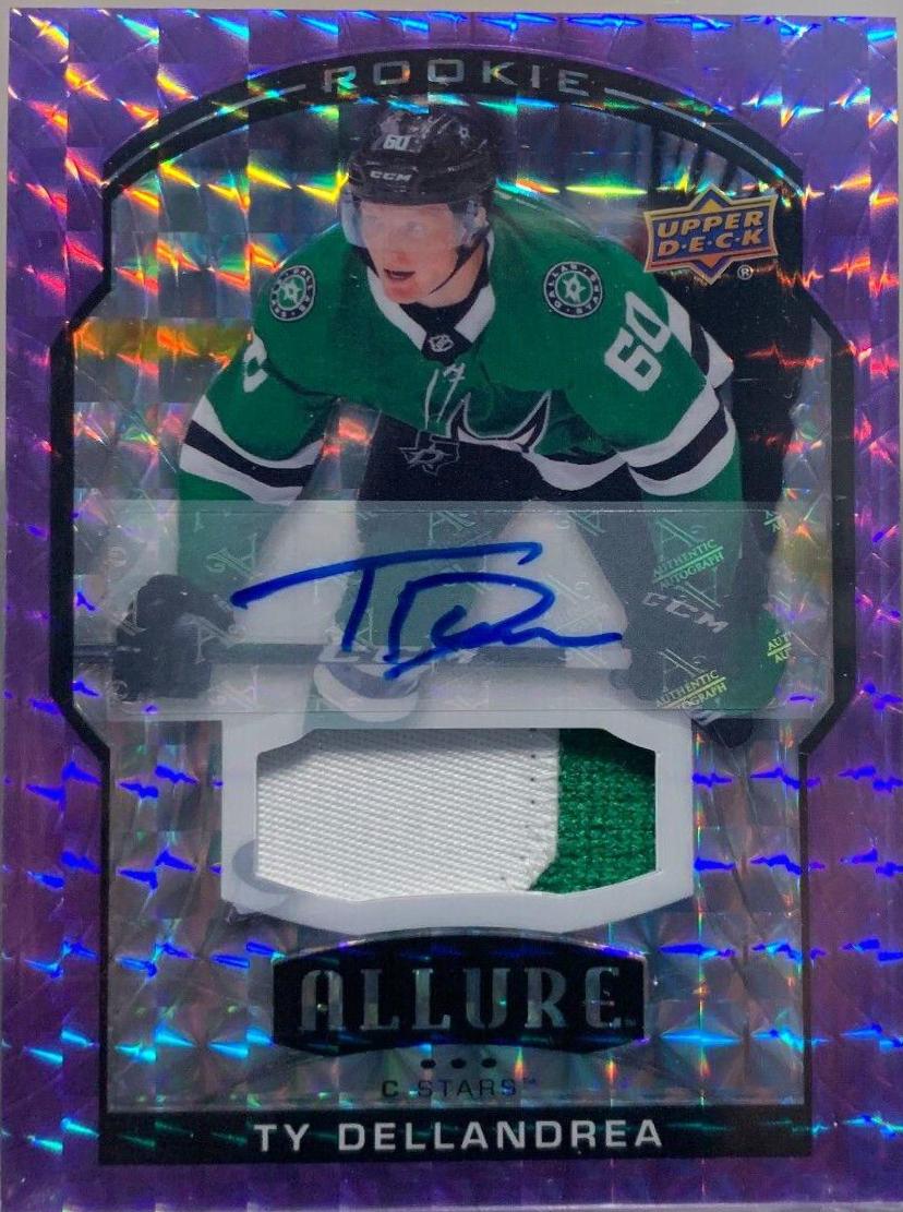 Ty Dellandrea [Purple Diamond Autograph Patch] #80