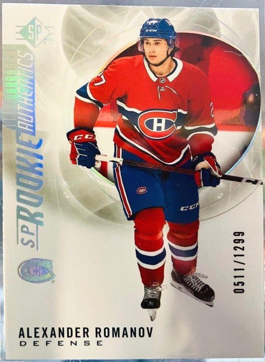 Alexander Romanov #119 2020-21 SP Hockey