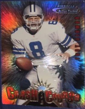 Troy Aikman #2 Football Cards 1997 Pinnacle Action Packed Crash Course