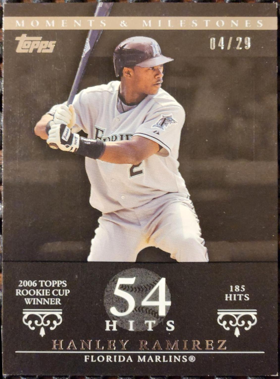 Hanley Ramirez #72 2007 Topps Moments & Milestones Baseball