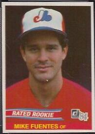 Mike Fuentes #40 Baseball Cards 1984 Donruss
