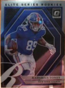 Kadarius Toney #ESR-11 Football Cards 2021 Panini Donruss Optic Elite Series Rookies