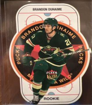 Brandon Duhaime #49 Hockey Cards 2021 Ultra Pucks