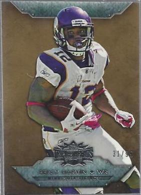 Percy Harvin #39 Football Cards 2012 Topps Triple Threads