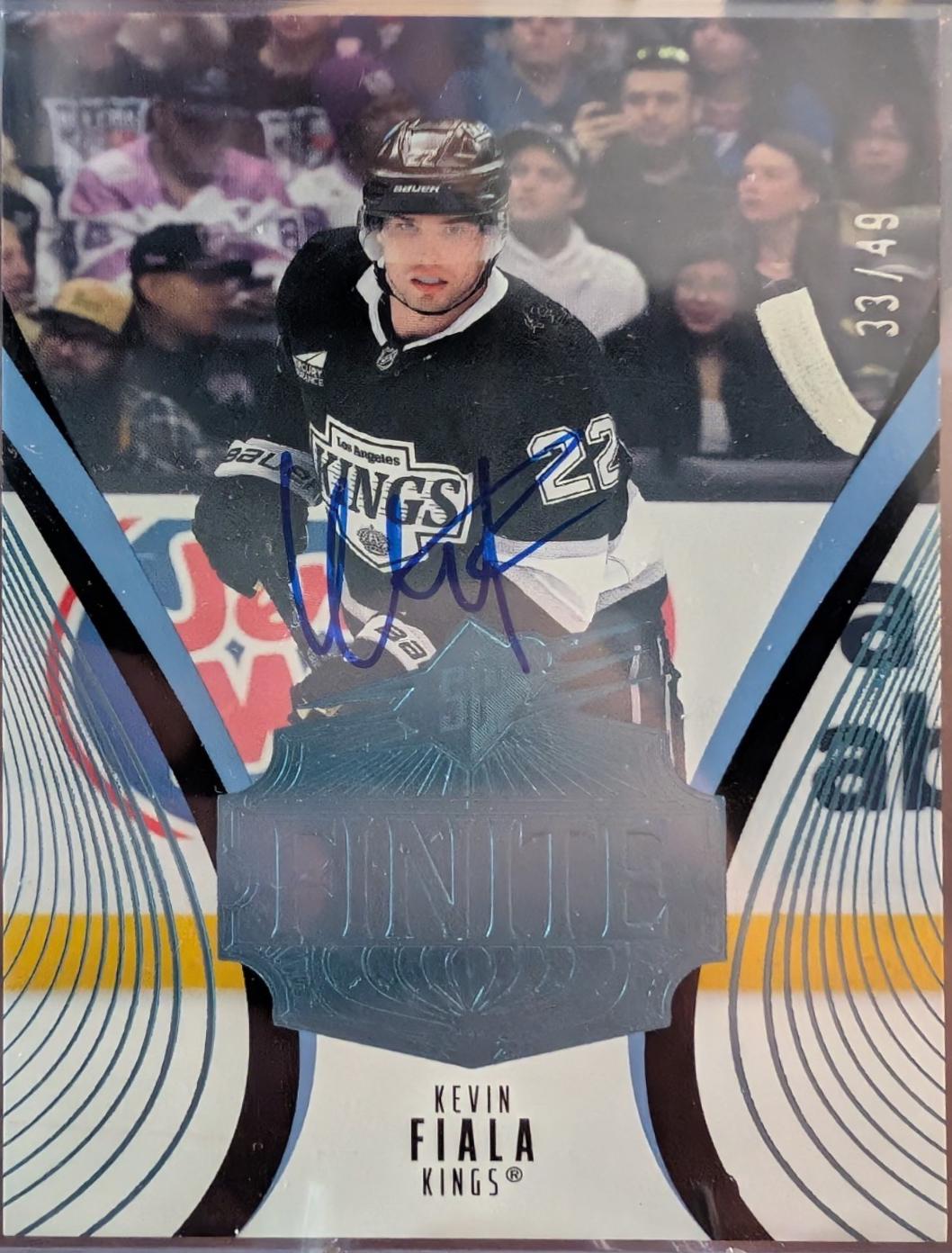 Kevin Fiala #16 2025 Spx Finite Autograph Hockey