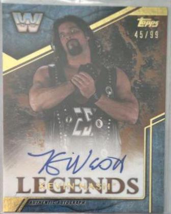 Kevin Nash #LA-KN Wrestling Cards 2017 Topps Legends of WWE Autographs