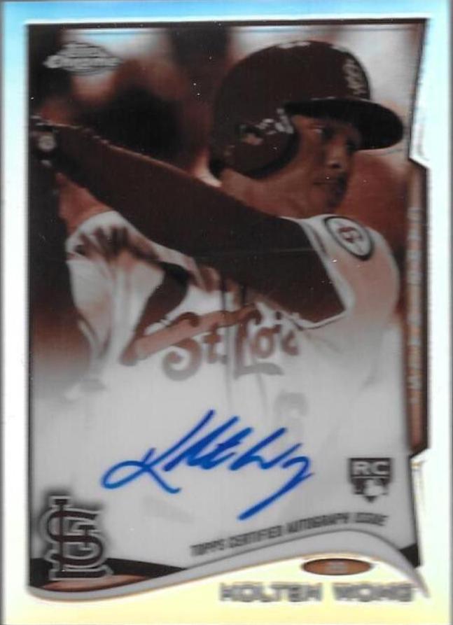 Kolten Wong [Autograph Sepia Refractor] #188