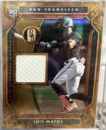Luis Matos #GSS-LM 2023 Panini Chronicles Baseball Gold Standard Swatches