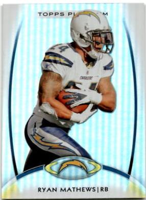 Ryan Mathews #7 Football Cards 2012 Topps Platinum