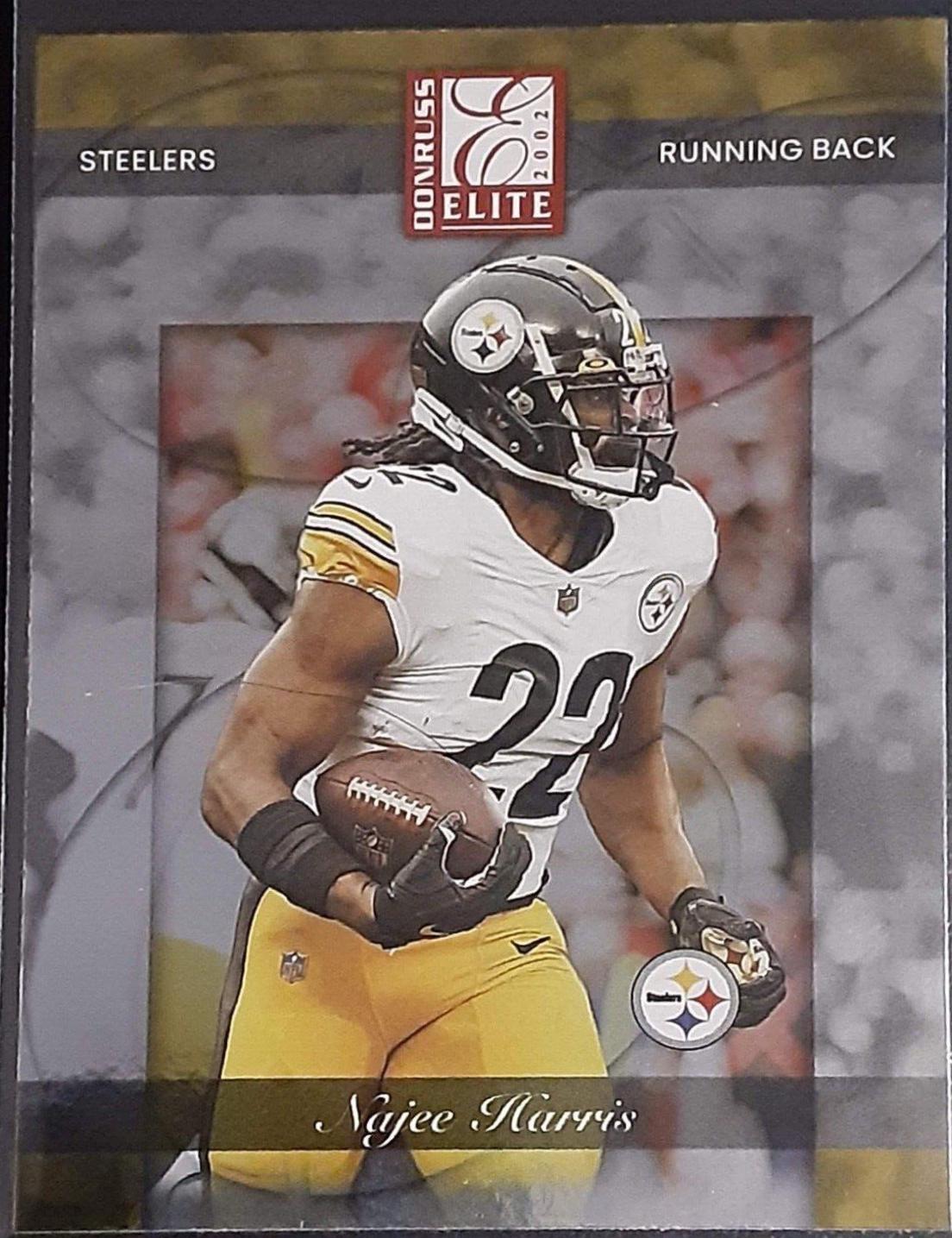 Najee Harris #2002-19 Football Cards 2022 Panini Donruss 2002 Elite
