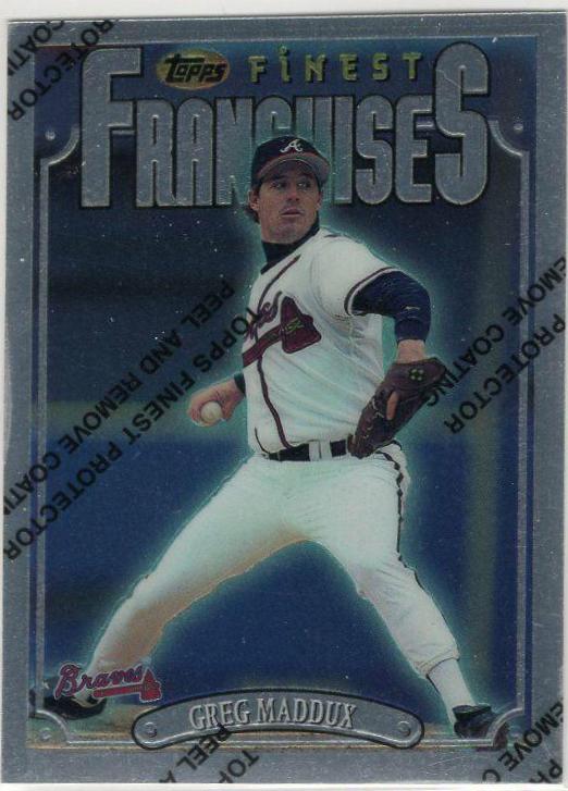 Greg Maddux #235 1996 Finest Baseball