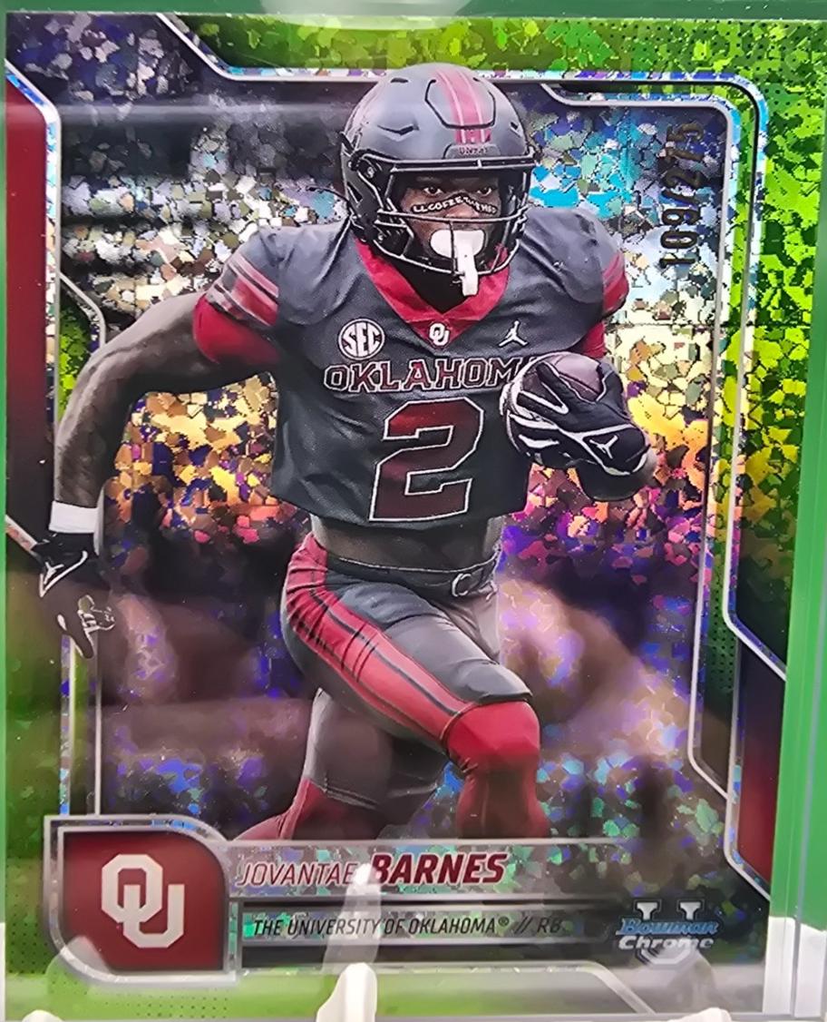 Jovantae Barnes [Lime Green Mini-Diamond Refractor] #200