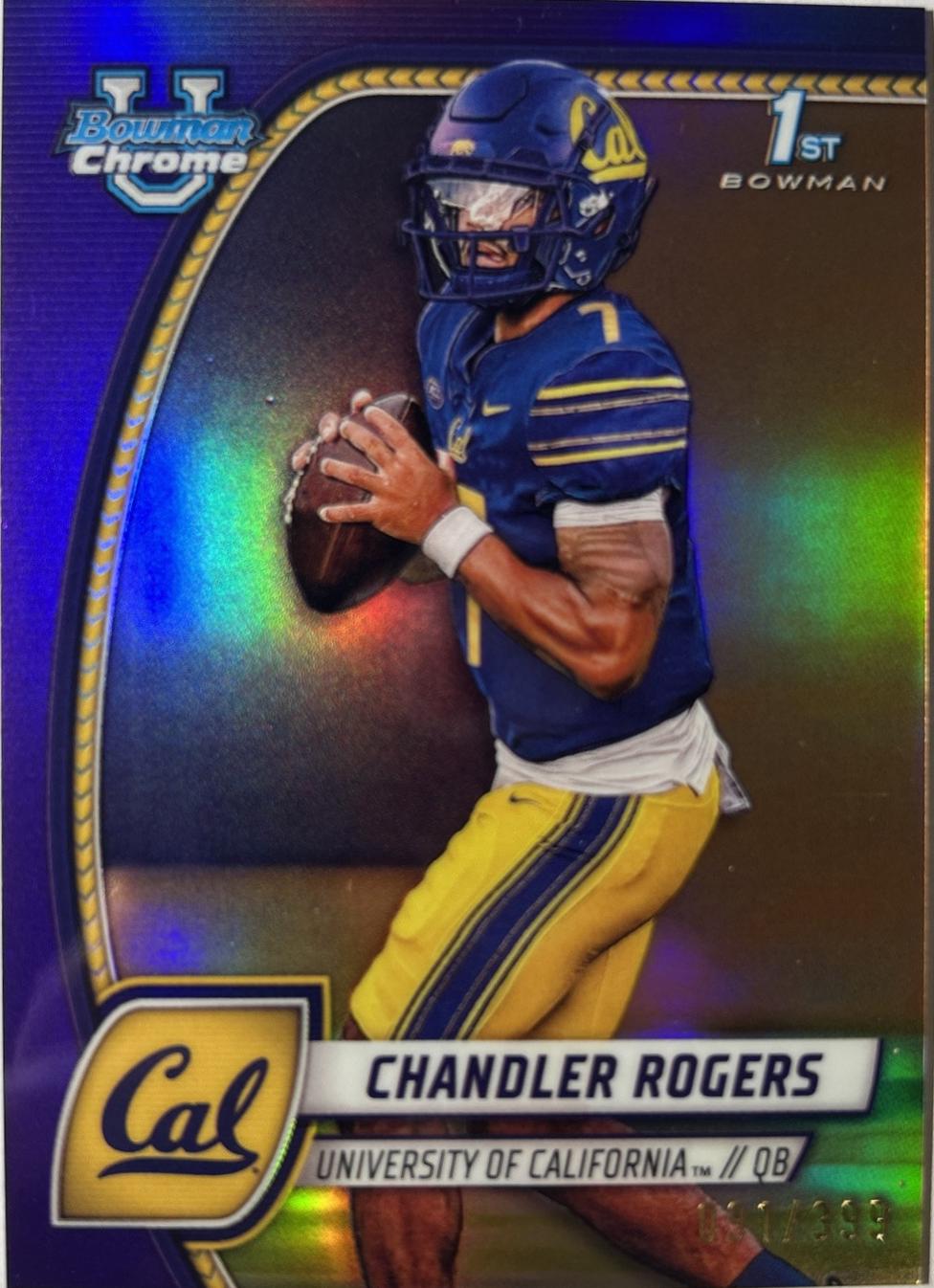 Chandler Rogers [Purple Refractor] #41