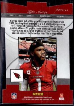 Kyler Murray [Aspirations Die Cut] #2002-44
