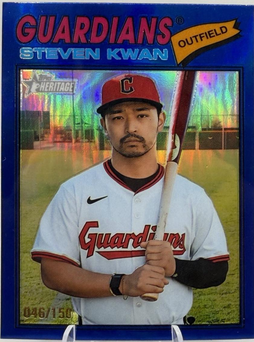 Steven Kwan [Blue Bordered Chrome] #139