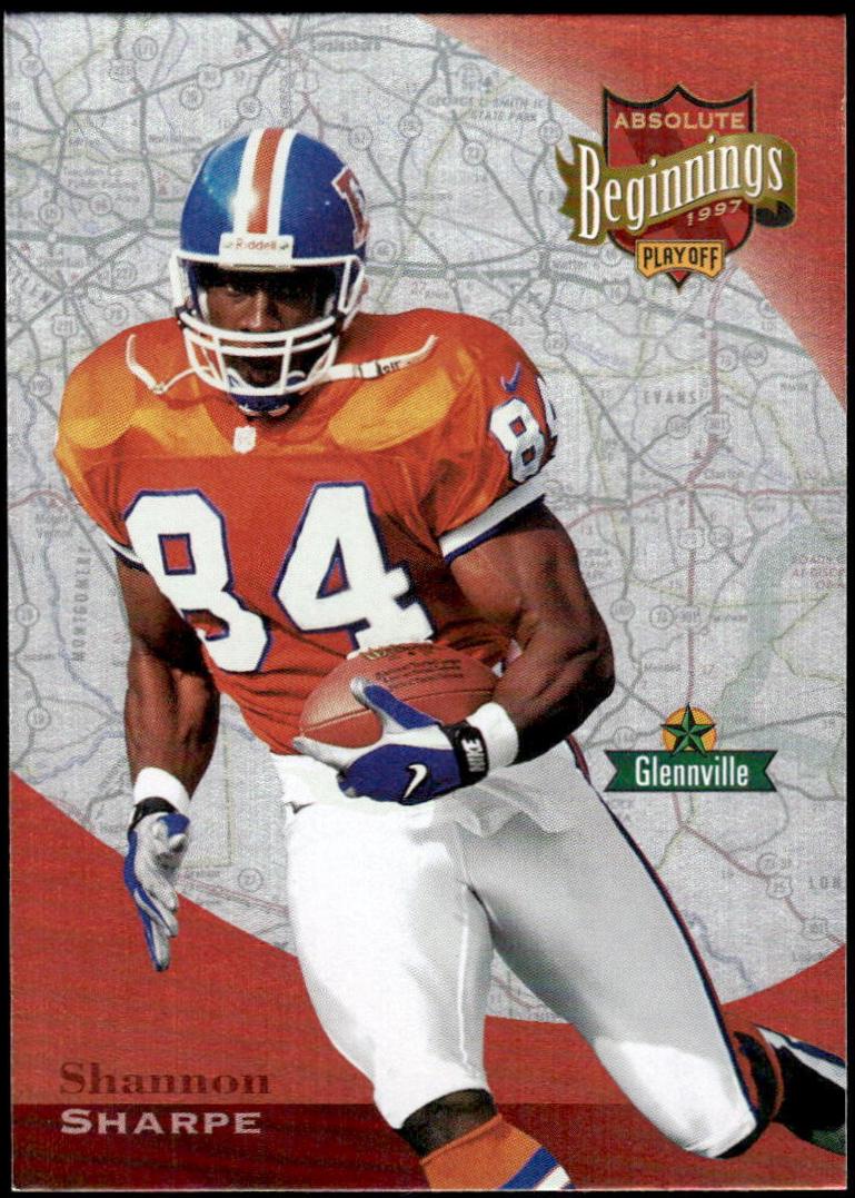 Shannon Sharpe #160 1997 Playoff Absolute Football